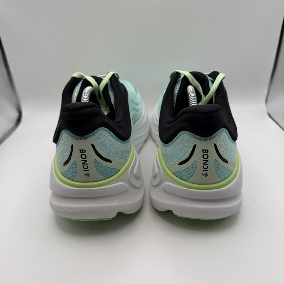 Hoka One One Bondi 9 Luna Moth Blue Spark 1162011-LNMT Mens 11.5D New - Picture 7 of 10